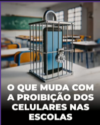 Imagem de celular preso